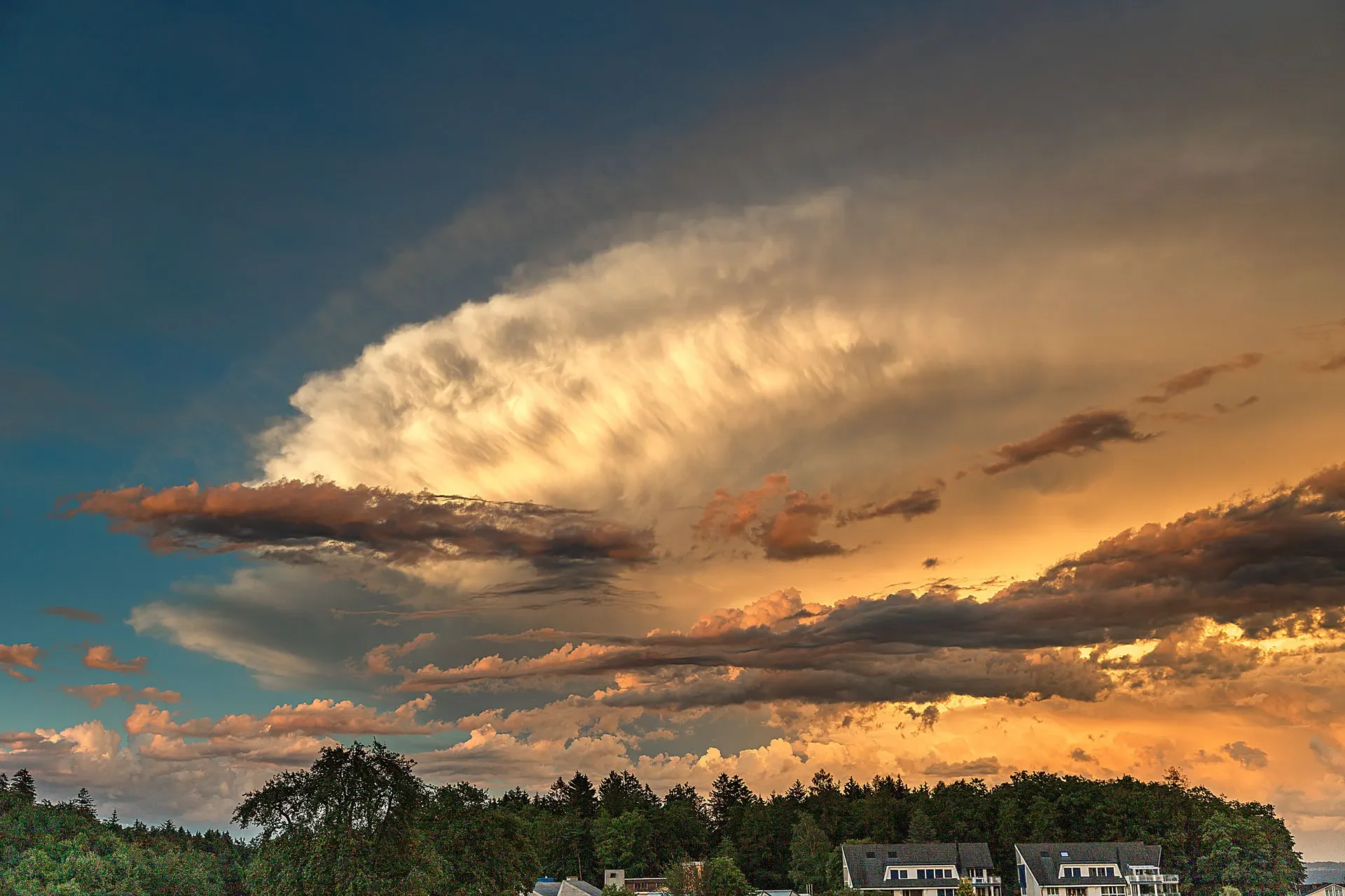 Kumulonimben-Gewitterwolken